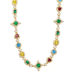 Ice Out Multi-color Diamonds Chain