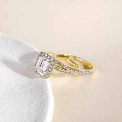 2CT Bridal Ring Set Engagement Rings