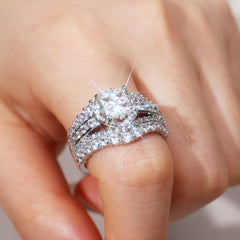 Square Five-in-One Ring for Women - Perfect Gift for Girlfriend or Wife