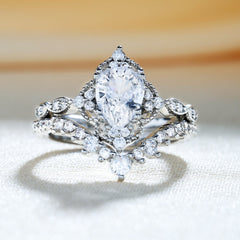 Silver Two-Piece Ring Set