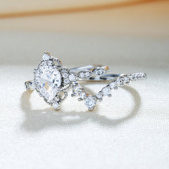 Silver Two-Piece Ring Set