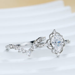 Silver Two-Piece Ring Set