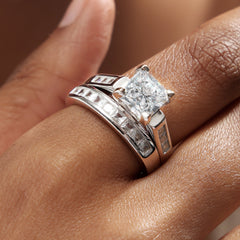 Two-Piece Square Ring Set