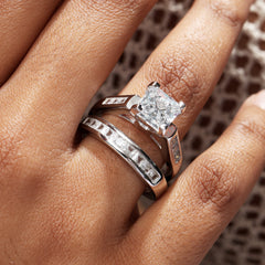 Two-Piece Square Ring Set