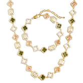 Fresh Harmony Gemstone Necklace Set