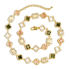 Fresh Harmony Gemstone Necklace Set