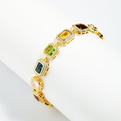 Motley Gemstone Bracelet