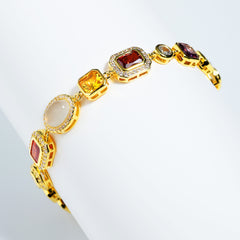 Beautiful Gemstone Set(Gemstone Necklace & Bracelet)