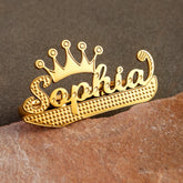 Two Finger Crown Name Ring