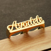 Two Finger Script Name Ring