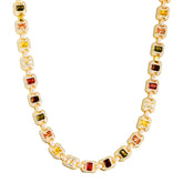 Hue Horizon Gemstone Necklace