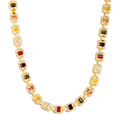 Hue Horizon Gemstone Necklace