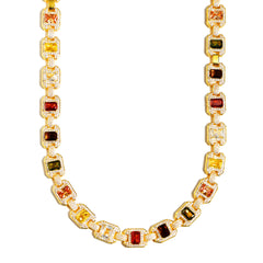 Hue Horizon Gemstone Necklace