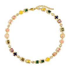 Celestial Sonata Gemstone Necklace