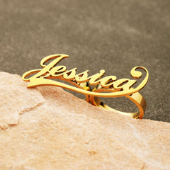 Two Finger Name Ring