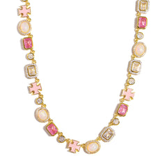 Millennial Pink Gemstone Bracelet