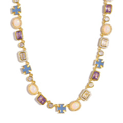 Lavender Luxe Purple Sapphire Gemstone Necklace Set