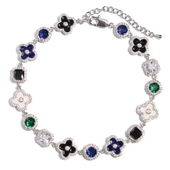 Midnight Garden Gemstone Bracelet