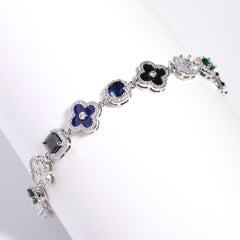 Midnight Garden Gemstone Bracelet