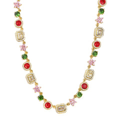 Sweet Blossom Gemstone Necklace