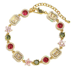 Sweet Blossom Gemstone Necklace