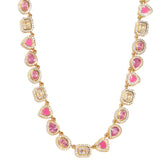 Sakura Dream Pink Gemstone Necklace