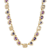 Lavender Dream Purple Gemstone Necklace