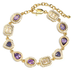 Lavender Dream Purple Gemstone Bracelet