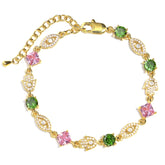 Evil Eye & Hamsa Gemstone Bracelet