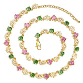 Evil Eye & Hamsa Gemstone Necklace