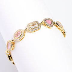 Sakura Dream Pink Gemstone Bracelet