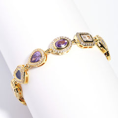 Lavender Dream Purple Gemstone Bracelet