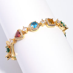 Ice Out Multi-color Diamonds Bracelet