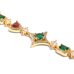 Ice Out Multi-color Diamonds Bracelet