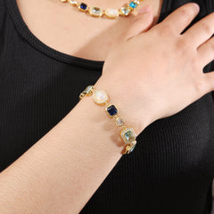 Blue Gemstone Solstice Bundle(Unisex Necklace & Bracelet)