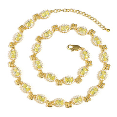 Green Flora Tourmaline Minimalist Bracelet