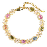 Nature’s Beauty Butterfly Oval Tourmaline Bracelet