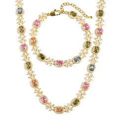 Nature’s Beauty Butterfly Oval Tourmaline Necklace