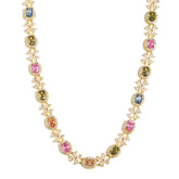 Nature’s Beauty Butterfly Oval Tourmaline Necklace