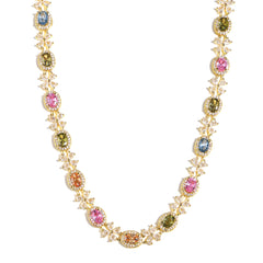 Nature’s Beauty Butterfly Oval Tourmaline Necklace