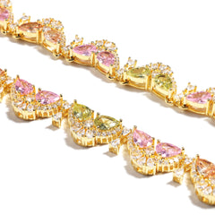 Colorful Flight Butterfly Tourmaline Statement Necklace