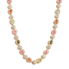 Timeless Teardrop Tourmaline Solitaire Necklace