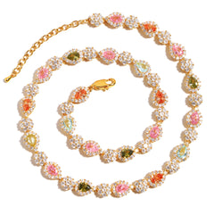 Timeless Teardrop Tourmaline Solitaire Bracelet