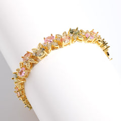 Whimsical Charm Bunny Tourmaline Necklace Set