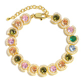 Summer Juicy party Tourmaline Statement Bracelet