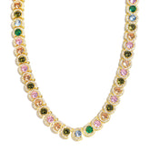 Summer Juicy party Tourmaline Statement Necklace