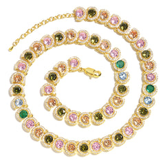 Summer Juicy party Tourmaline Statement Bracelet