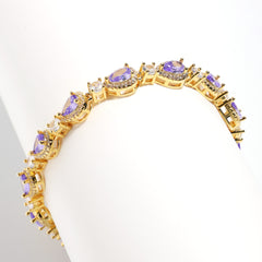 Mystic Violet Tourmaline Elegance Necklace