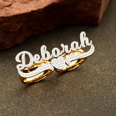 Two Finger Name Ring