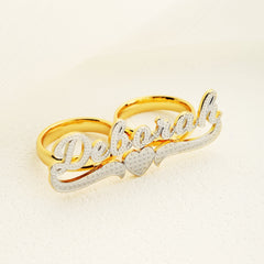 Two Finger Name Ring